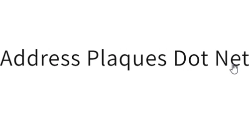 Address Plaques Dot Net Promo Code