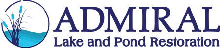 Admiral Lake and Pond Restoration Merchant Logo