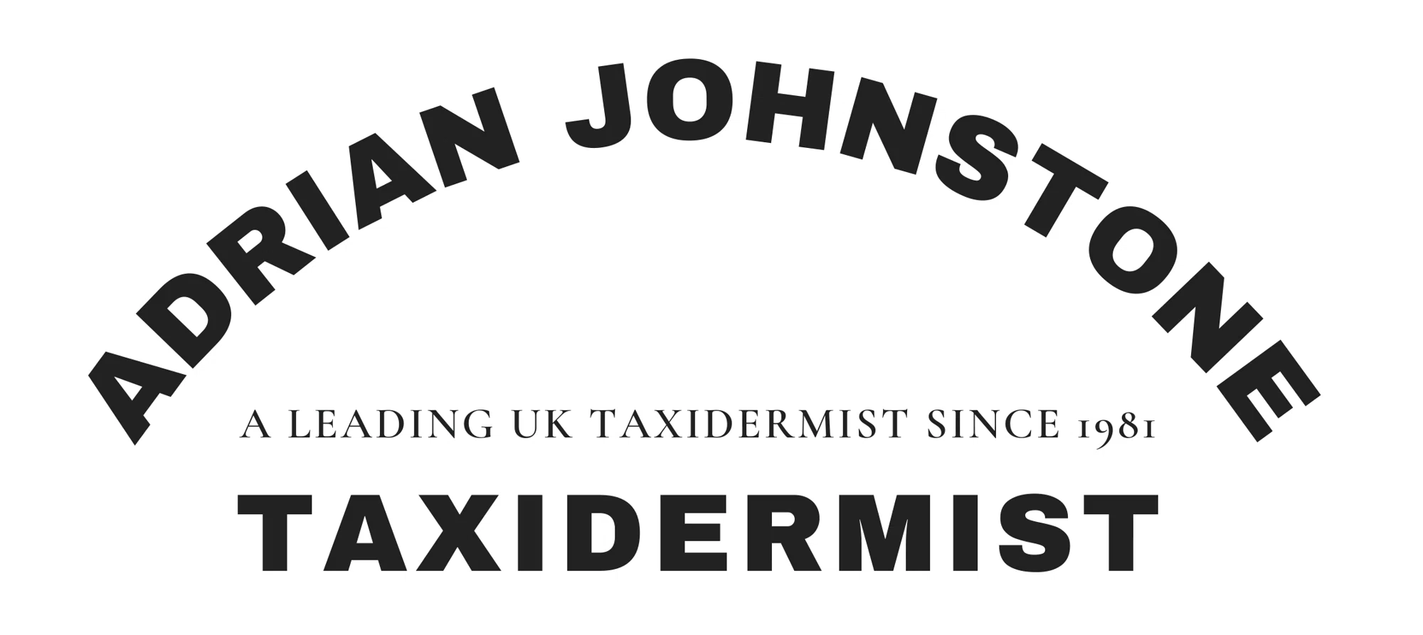 Adrian Johnstone Taxidermist Merchant Logo