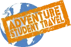 Adventure Student Travel Merchant Logo