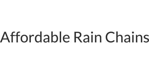 Affordable Rain Chains Promo Code