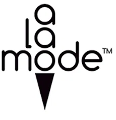 A La Mode Ice Cream Merchant Logo