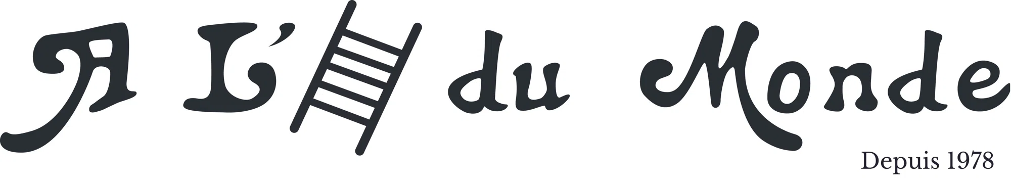 À L'Échelle Du Monde Merchant Logo