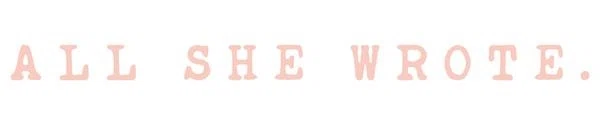 All She Wrote Merchant Logo