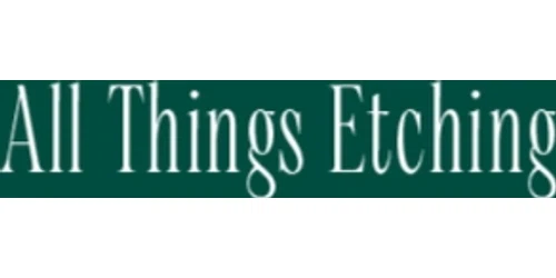 All Things Etching Promo Code
