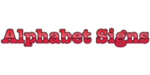 Alphabet Signs Promo Code