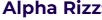 Alpha Rizz Merchant Logo
