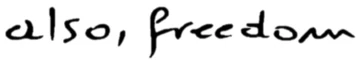 Also, Freedom Merchant Logo