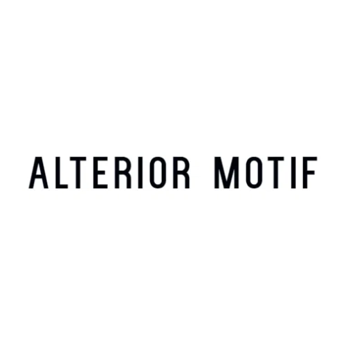 ALTERIOR MOTIF Promo Code — 20 Off (Sitewide) 2024