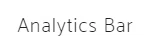 Analytics Bar Promo Code