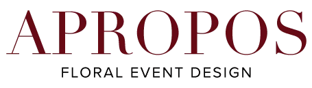 Apropos Floral & Event Design Merchant Logo