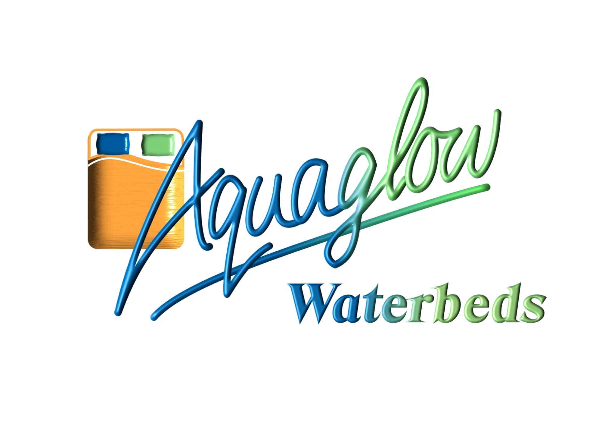 Aquaglow Waterbeds Merchant Logo