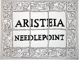 Aristeia Needlepoint Merchant Logo