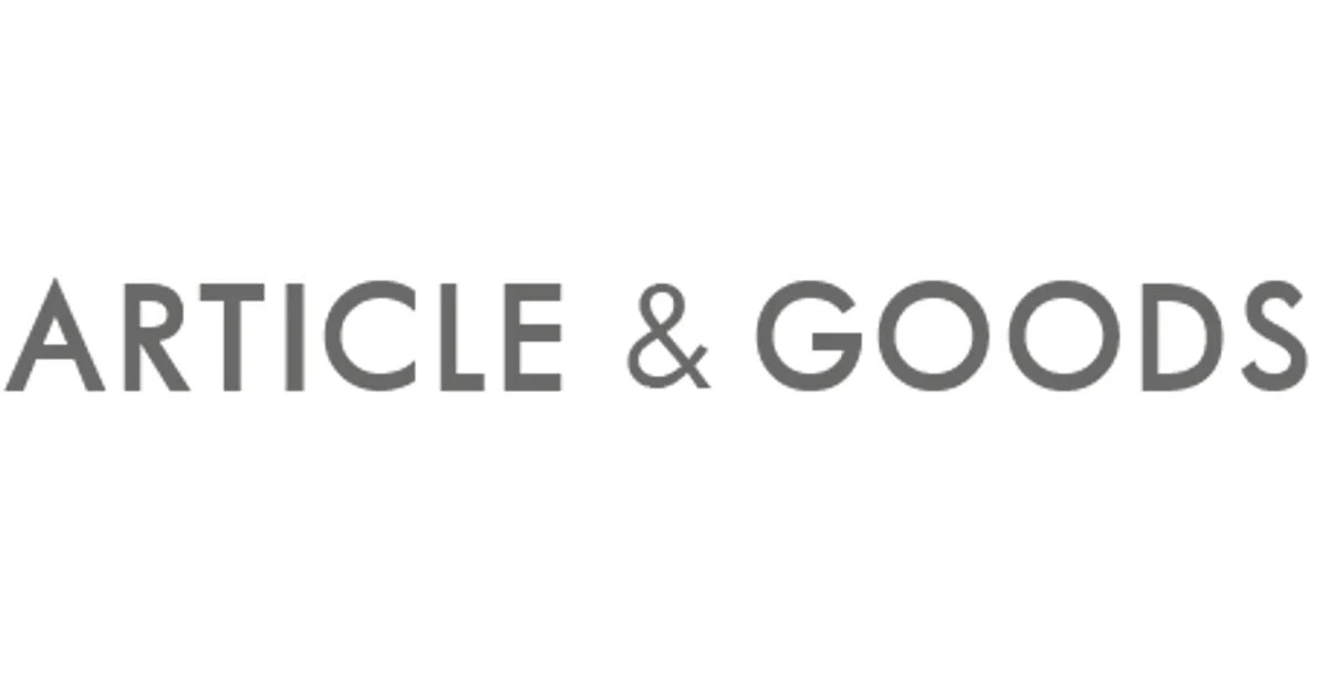 ARTICLE & GOODS Discount Code — 20 Off in Sep 2024