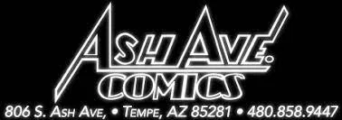 Ash Avenue Comics Merchant Logo