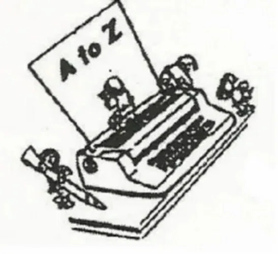 A to Z Typewriter Merchant Logo