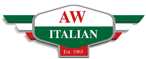 AW Italian Auto Parts Merchant Logo