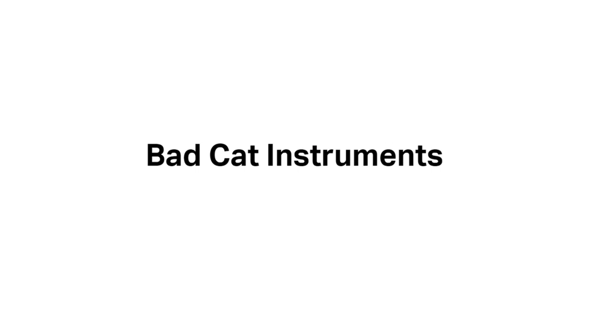 Bad Cat Instruments Promo Codes - $150 Off in Dec 2025