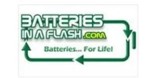 Batteries In A Flash Merchant Logo