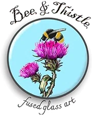 Bee & Thistle Glass Art  Merchant Logo