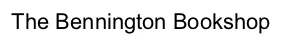 Bennington Bookshop Merchant Logo