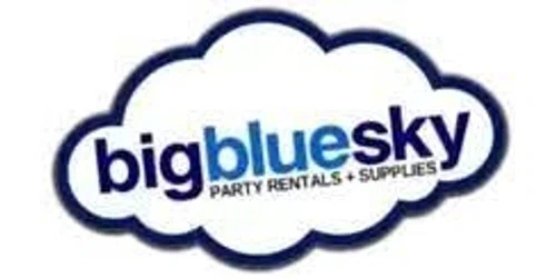 Big Blue Sky Party Rentals & Supplies Promo Code