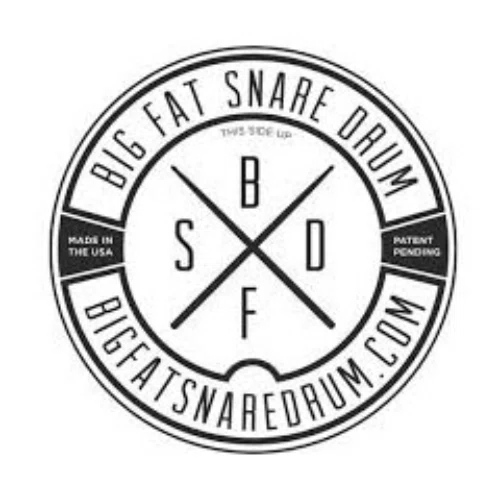 Big Fat Snare Drum Merchant Logo