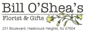 Bill O'Shea's Flowers Merchant Logo