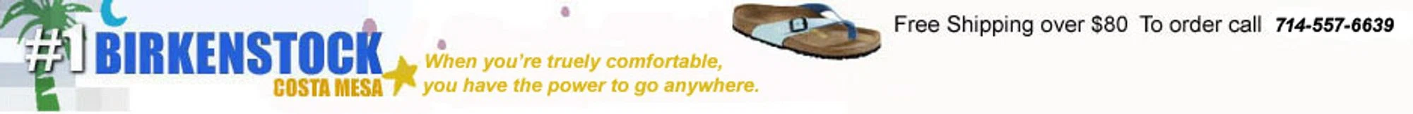 Birkenstock Costa Mesa Merchant Logo