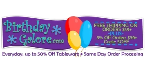 Birthday Galore Promo Code