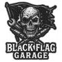 Black Flag Garage Merchant Logo