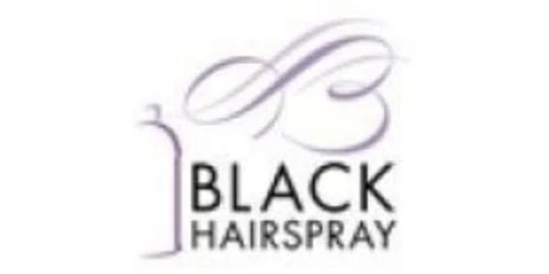 Black Hairspray Merchant logo