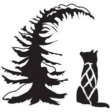 Black Spruce Dog Sledding Merchant Logo