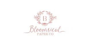 Bloomsical Paper Merchant Logo