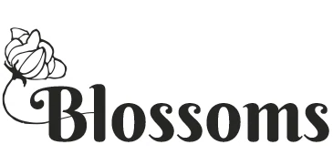 Blossoms Flower Merchant Logo