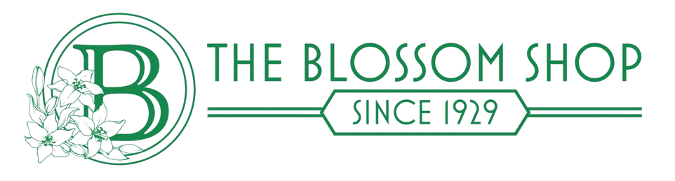 The Blossom Shop Florist Merchant Logo