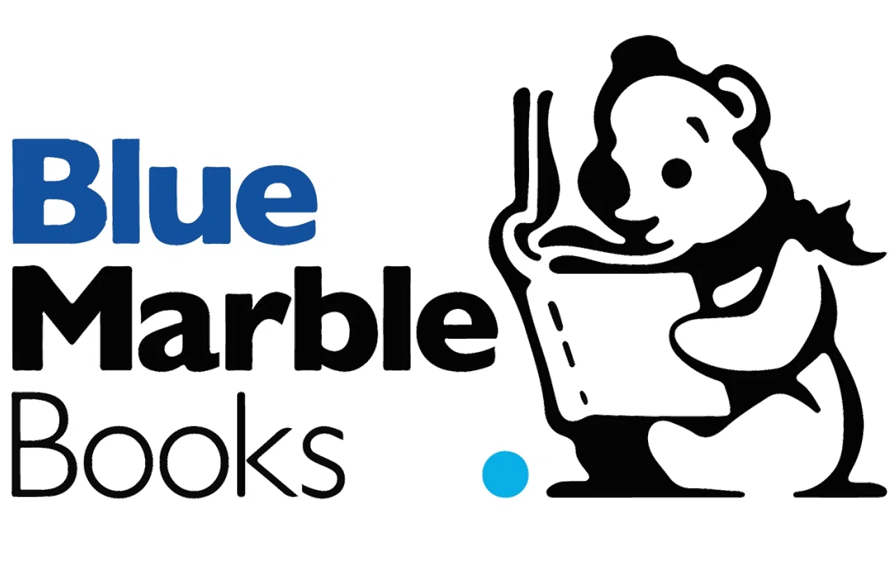 Blue Marble Books Merchant Logo