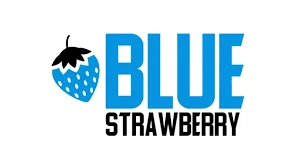 Blue Strawberry Merchant Logo