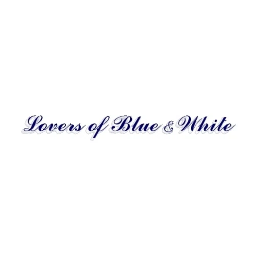 Blue and White Merchant Logo