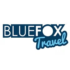 Blue Fox Travel Merchant Logo