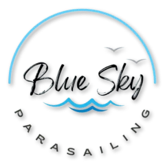 Blue Sky Parasailing and Watersports Merchant Logo