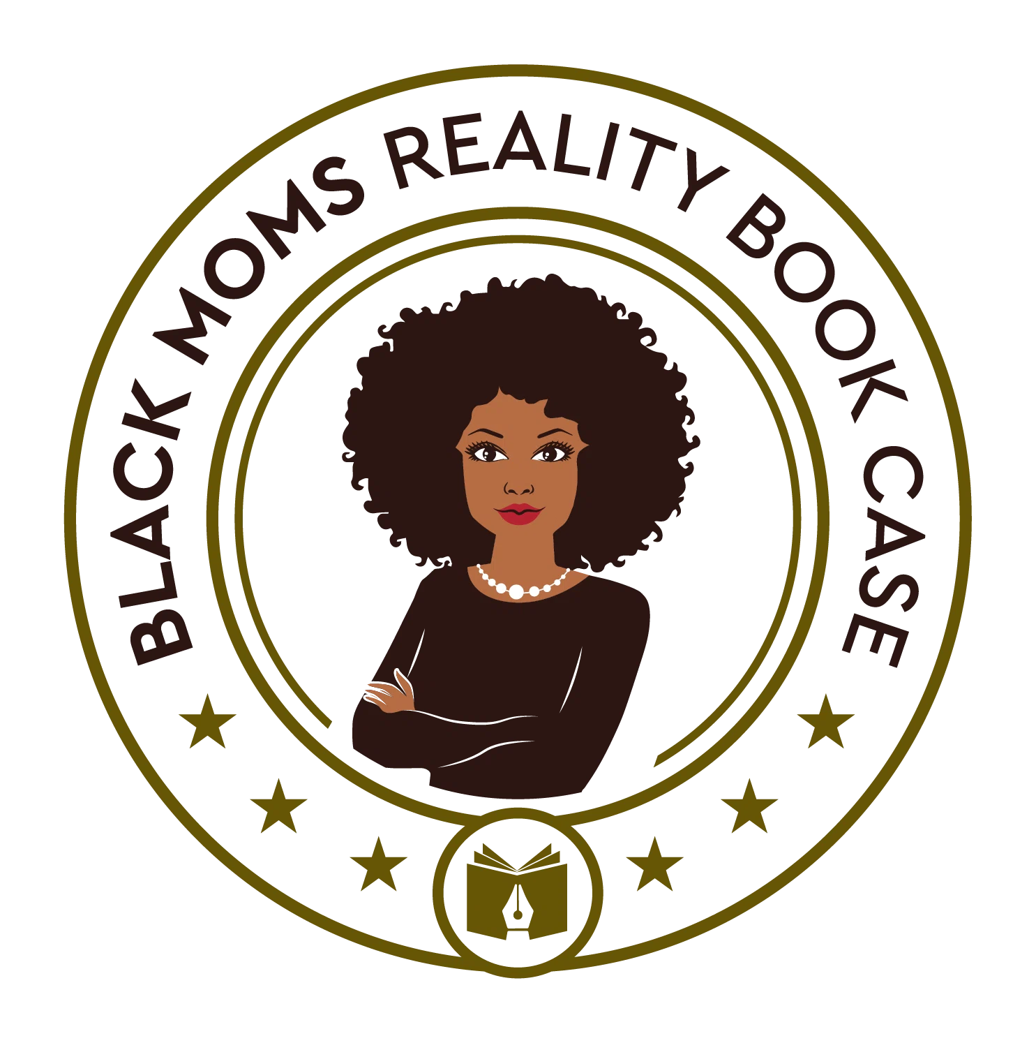 Black Moms Reality Bookcase Merchant Logo