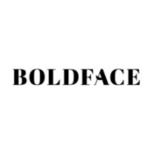 Bold Face Promo Code