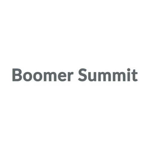 BOOMER SUMMIT Promo Code — Get 200 Off in July 2024