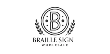 Braille Signs Wholesale Merchant Logo