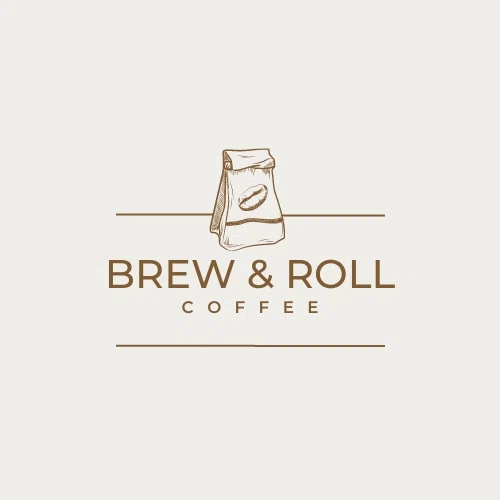 Brew And Roll Merchant Logo