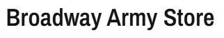 Broadway Army Store Merchant Logo