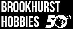 Brookhurst Hobbies Merchant Logo