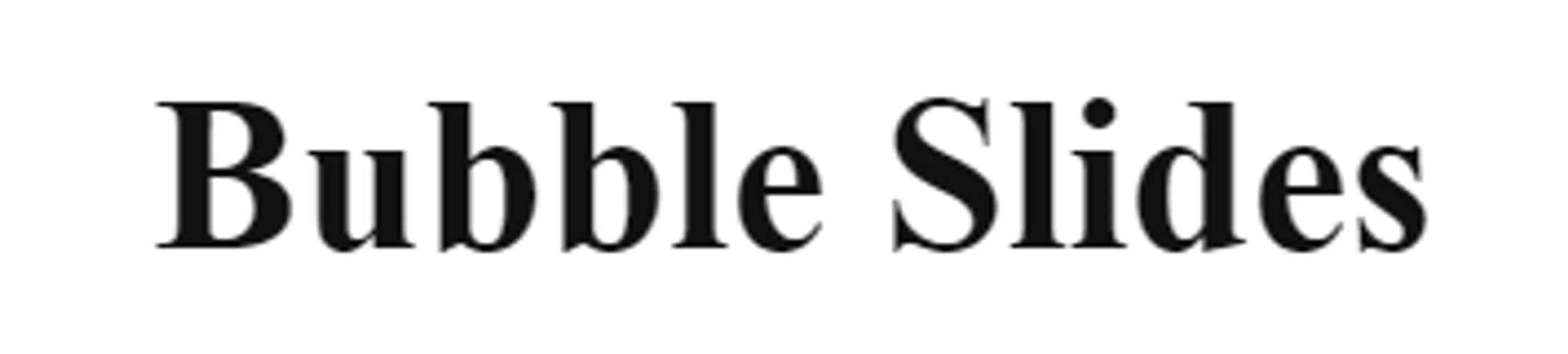 Bubble Slides Merchant Logo