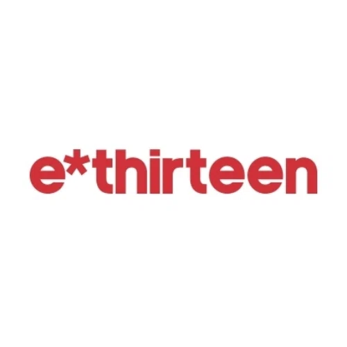 E*THIRTEEN Promo Code — 20 Off (Sitewide) in Aug 2024